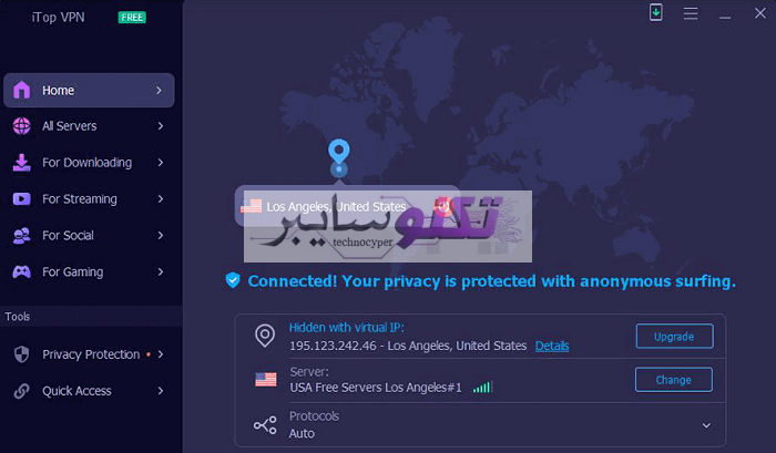 قم بتنزيل iTop VPN لتجربة تصفح آمنة